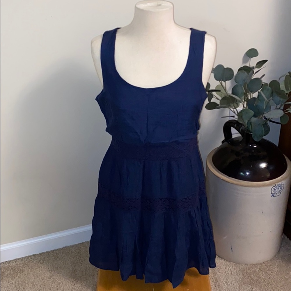 Lily Rose Navy Blue Dress